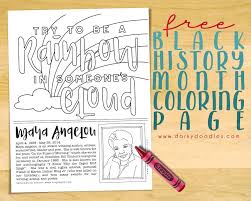 Trending articles similar to maya angelou coloring page. Black History Month Coloring Page Maya Angelou Dorky Doodles
