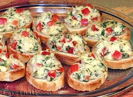 Cold appetizer platter diy ideas. Crab Crostini Recipe With Picture Lovethatfood Com Finger Food Appetizers Cold Appetizers Crostini Recipes