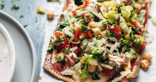 Chopped Salad Pizza Recipe - Pinch of Yum