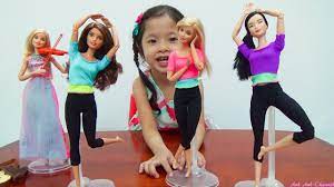 💜💋 Búp bê Barbie Made to Move có khớp Joyce 💜 Barbie châu á Lea Neko 💜  Barbie nghệ sĩ đàn vĩ cầm - YouTube