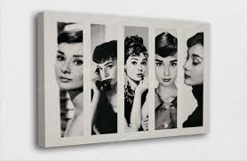 Audrey Hepburn Art Canvas Audrey