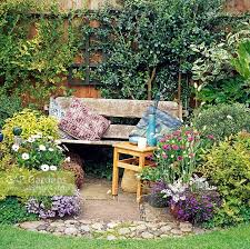 Small Garden Bench O Stock Photo By