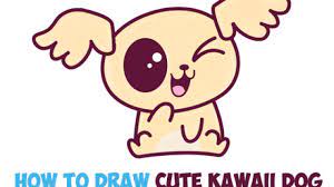 to draw cute kawaii chibi puppy dogs