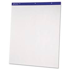 Flip Charts Unruled 20 X 25 1 2 White 50 Sheets 2 Pack
