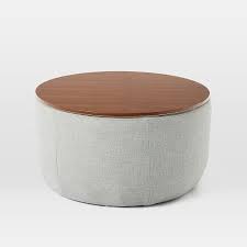 Read on to see our picks for best coffee table ottomans, whether they're leather, round, tufted, or square. Upholstered Round Storage Ottoman