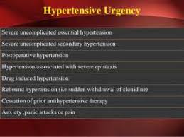 GEMC  Hypertensive Urgency and Emergency  Resident Training Case Study Hypertensive Emergency