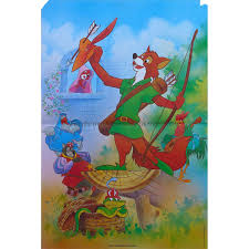 Robin hood poster movie c 11x17 roger miller brian bedford monica evans phil. Disney S Robin Hood Movie Poster 15x21 In