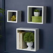 P W Cube Square Wall Mounted Shelves
