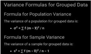 calculating variance mean standard