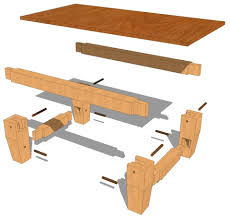 heavy timber coffee table plan timber