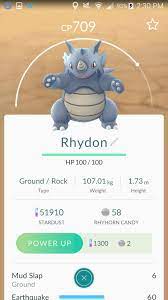 Rhydon | Pokemon go, Pokemon, My pokemon