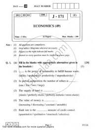 Writing The    Mark Essay   Economics AS Level