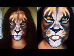 lion makeup face paint tutorial you