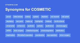 cosmetic synonyms antonyms