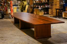 solid wood conference table custom