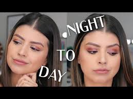 quick and easy day to night makeup look