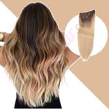 hair extensions synthetic hair ombre blonde