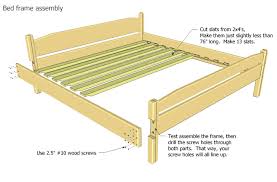 easy to build king size bed plan