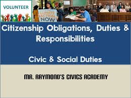 citizenship duties obligations and