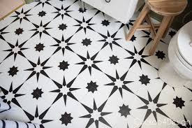 white l and stick floor tile