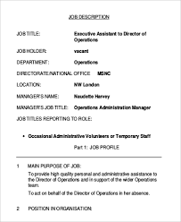 Personal assistants work for managers and executives (or sometimes the job title for this kind of role, and its seniority, will vary according to the employer. Free 9 Assistant Director Job Description Samples In Ms Word Pdf