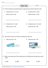 s tax worksheets