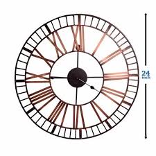 Handcrafted Metal Wall Clock Size