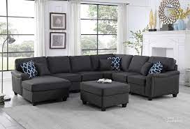 Sectional Sofa Chaise And Ottoman 89123