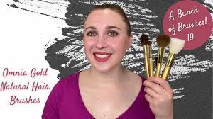 omnia gold makeup brushes affordable