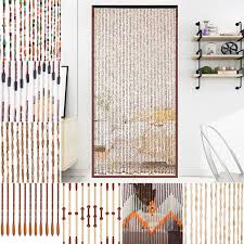 all patterns wood beaded curtain hippie