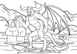 Use this lesson in your classroom, homeschooling curriculum or just as a fun kids activity that you as a parent. Daemon Monster Drawing Coloring Picture Coloring Pages Paint Draw Imagine Underworld Hell Devil Pikist