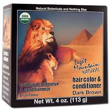 Light Mountain Natural Hair Color And Conditioner Dark Brown 4 Fl Oz Vitacost