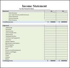 Personal Income And Expense Statement Template Excel Thedl