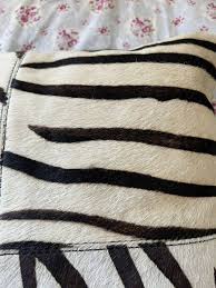 z gallerie zebra hair pillow pair 16x16