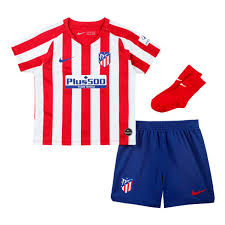 The away kit is very exciting; Kit Nike Infant Atletico Madrid Breathe 2019 2020 Home Sport Red White Deep Royal Blue Futbol Emotion