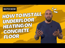 how to install underfloor heating on