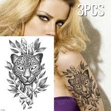 Black panthers are the result of a genetic mutation in the panthera that makes the animal all black. 3 Pcs Lot Leopard Print Temporary Tattoo Black Panther Tattoo Black Sketches Tattoo Designs Body Tattoo Animals Women Tatoo Arm Temporary Tattoos Aliexpress