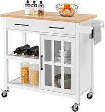Why are white kitchen islands and carts good? E4owhdwoglfnqm
