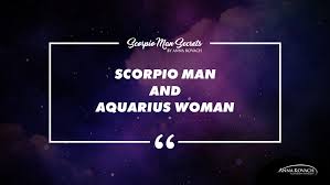 scorpio man and aquarius woman love