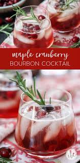 This is one of our favorite christmas cocktails, especially since you can make it ahead and stash it this—perhaps the most refreshing of christmas cocktails—is an alcoholic take on dr. Maple Cranberry Bourbon Cocktail Holiday Christmas Cocktail Recipe Cranberry Bourbon Ma Christmas Cocktails Recipes Bourbon Cocktails Cranberry Cocktail