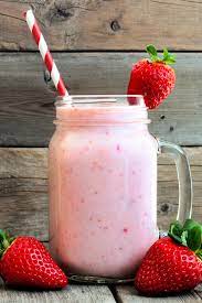 strawberry vanilla protein shake