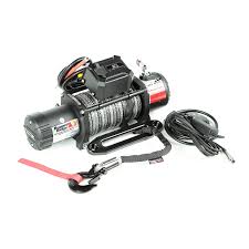 winch 9500 lbs synthetic rope