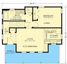 750 Square Foot Cottage House Plan With