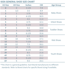 High Quality Printable Shoe Size Chart For Toddlers Bump
