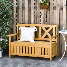 Outsunny 29 Gallon Garden Storage Bench