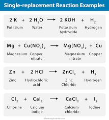 Single Displacement Reaction