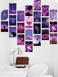 50pcs Purple Wall Collage Kit Aesthetic