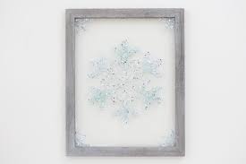Sea Glass Snowflake Wall Art