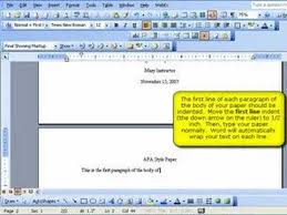 Formatting A Research Paper In Apa Style