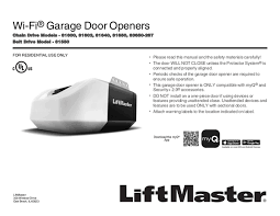 user manual liftmaster 83650 267